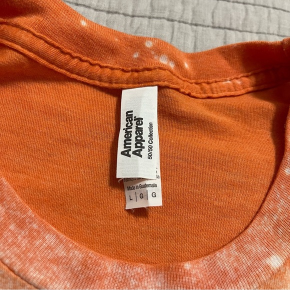 "I put the BOO in Boujie" Orange Bleached Halloween T-shirt Size Large - Picture 2 of 7